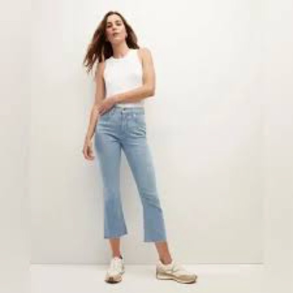 VERONICA BEARD Carly Kick Flare High Rise Jeans Designer Denim Lakeshore Size 27